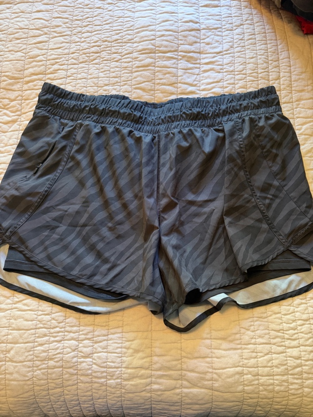 Avia Black Athletic Shorts with Logo